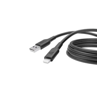 Powerology Data & Fast Charge Lightning Cable (3m/9.8ft) - Black | P3BLBK